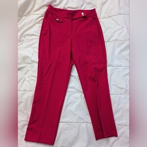 Rachel Zoe | Straight Leg Pants / Size: M / Pink (/Fuschia)